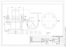 WFB自控自吸泵(無(wú)密封自控自吸泵100WFB-B型安裝尺寸圖)